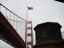 Golden Gate from the top of the fort