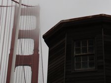 Golden Gate from the top of the fort