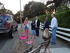 Hanging out before the fireworks.