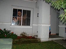 cool mummy in the window