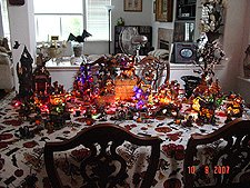 Halloween village