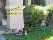 Caution tape & Pirate Pete