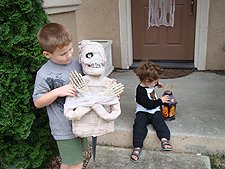 Some of the outdoor decorations.