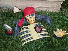 Some of the outdoor decorations.