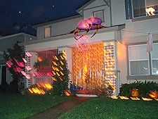 Cool Halloween decorations.
