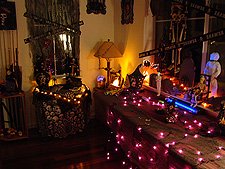 House on Halloween night