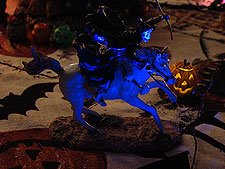 Grim Reaper with black light