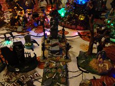 Halloween village