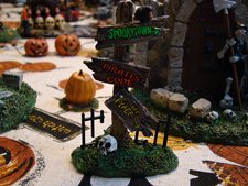 Halloween village