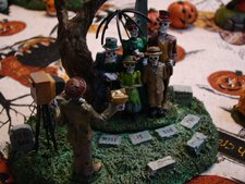 Halloween village