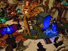 Halloween village