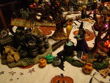 Halloween village