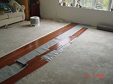 Ready to install the wood!