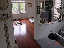 View from the stairs.