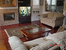 Starting to move the furniture back.