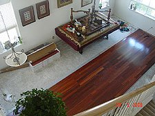 More progress in the front room.