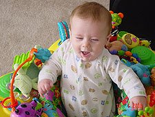 Hunter gets crazy in the saucer.