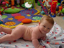 Hunter likes being naked!