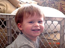 Hunter being silly...