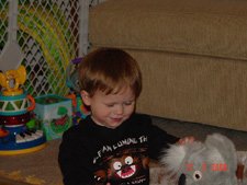 Hunter with his Koala