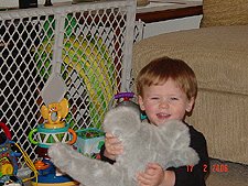 Hunter with his Koala