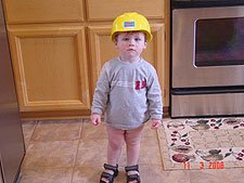 Hunter thinks he's ready to go to work...but he's forgotten something.