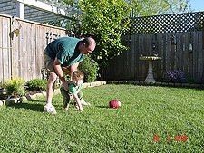 Getting into position!