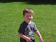 Hunter is wet and cold!