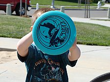Talk to the frisbee!