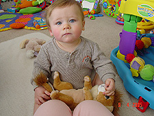 Hunter with his lion.
