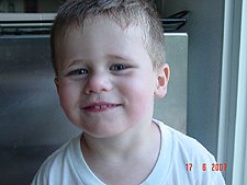 Hunter playing outside