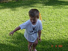 HHunter playing outside