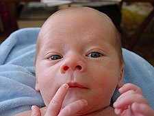 Hunter looking thoughtul....