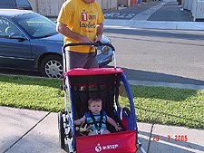 Hunter back from his walk.