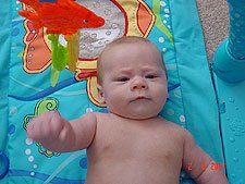 Hunter's more serious look.