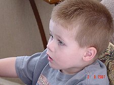 Hunter playing Quake.