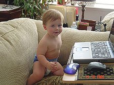 Hunter ready to get some work done.