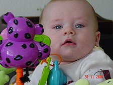 Hunter in the saucer.