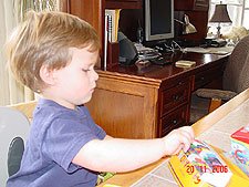 Hunter picking a new color