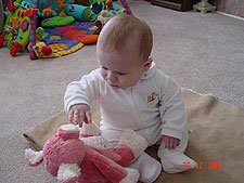 Gettin piggy's nose...