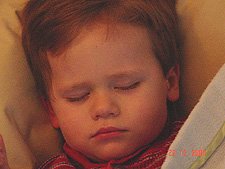 Hunter sleeping