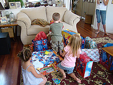Opening presents