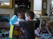 Hunter & Olivia with Jessica & Rylan in back