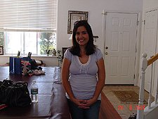 Natalie, looking very cute pregnant!