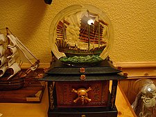 Pirates of Carribean Snow Globe