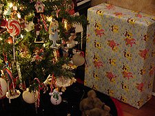 Hunter has a present already!