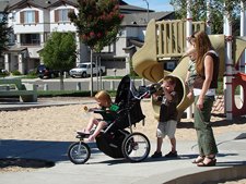 Hunter pushing Ailey