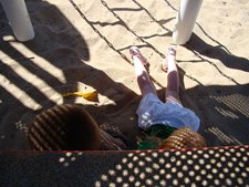 Hunter & Ailey hiding