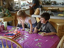 blowing out the candles