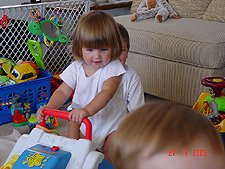 Jordan and the top of Hunter's head...